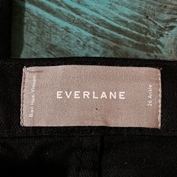 Everlane Black Ankle Skinny Jeans Size 26 Denim Casual - Picture 8 of 10